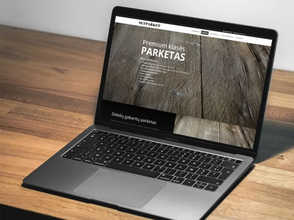 „Setparket“ svetainė – pagrindinis vaizdas