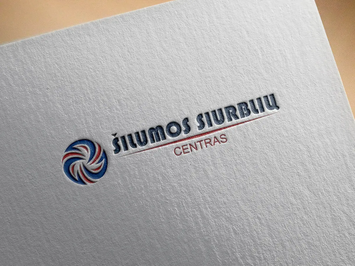 “Šilumos siurblių centras” logo – presentation