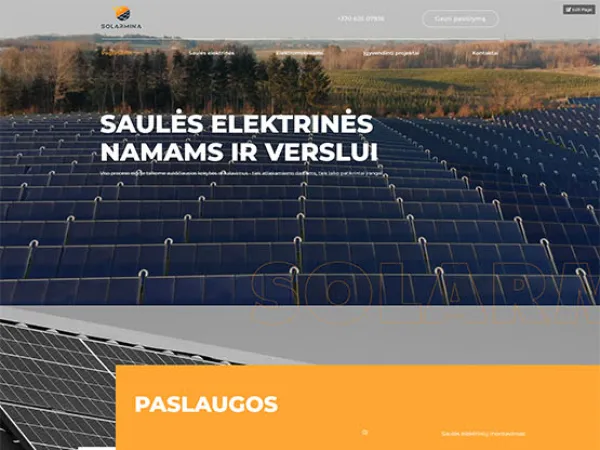 „Solarmina“ svetainė – vaizdas 5