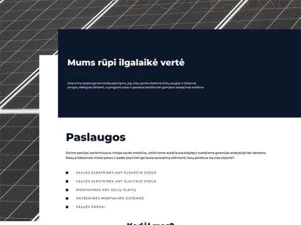 „Solarmina“ svetainė – vaizdas 6