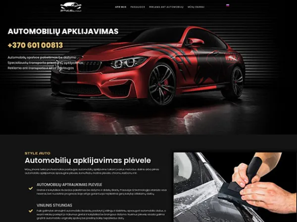 „StyleAuto“ svetainė – vaizdas 3