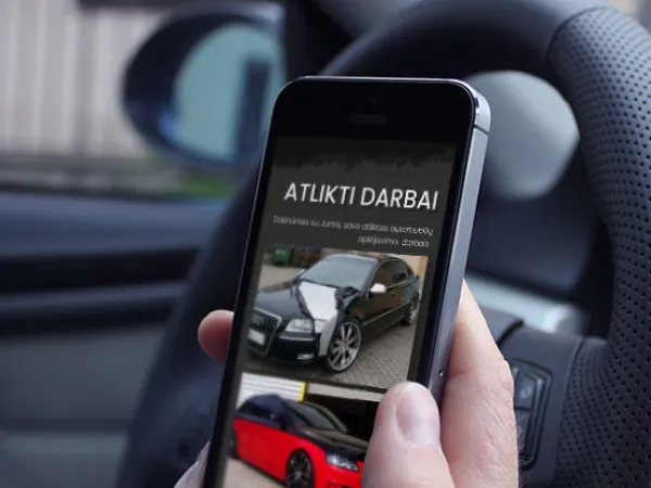 „StyleAuto“ svetainė – mobilioji versija