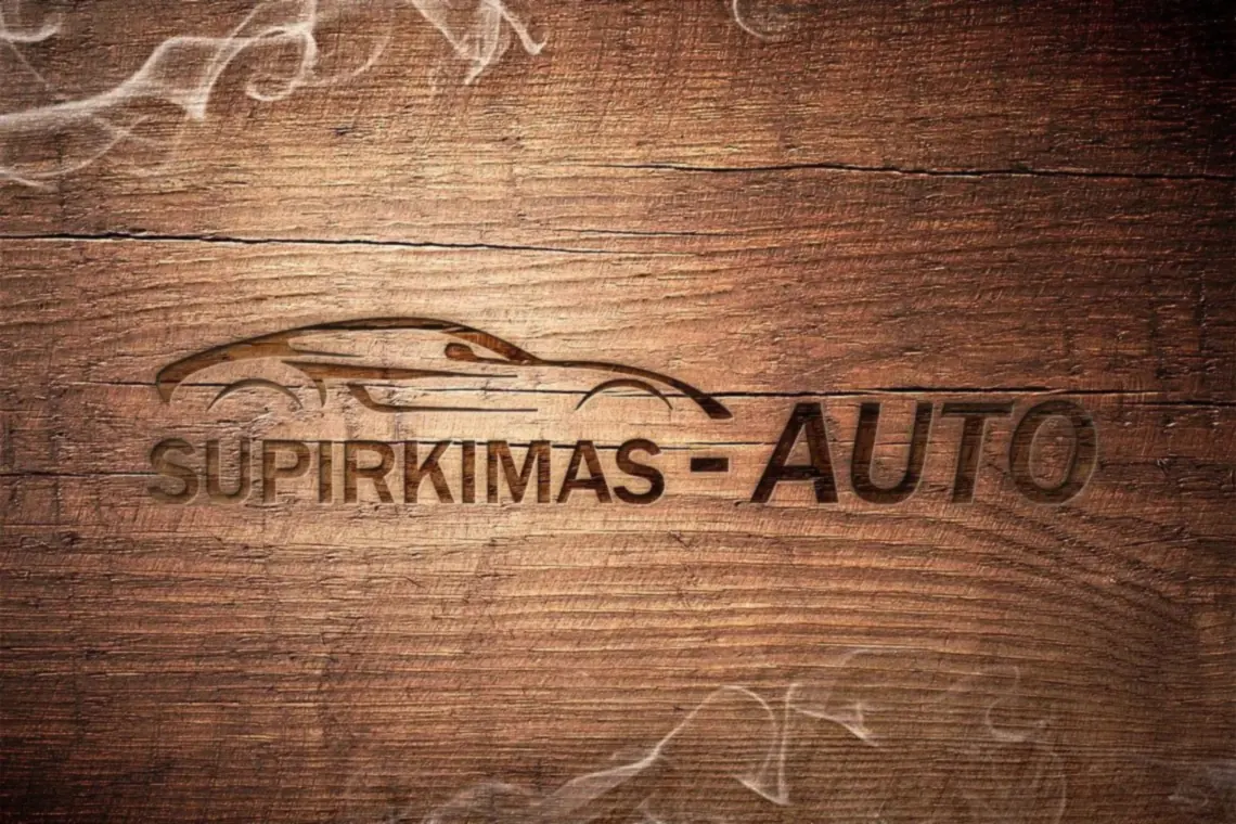 “Supirkimas-auto” logo – presentation