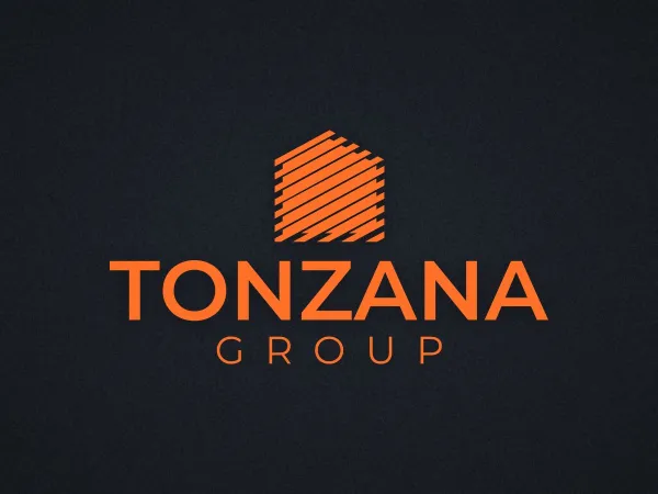 “Tonzana Group” logo – on a dark background