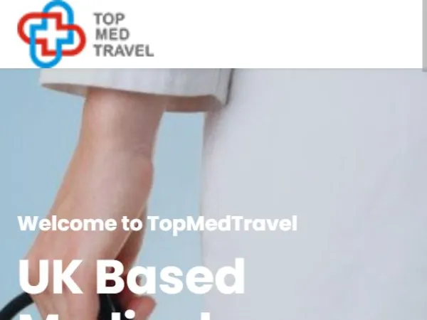 „TopMedTravel“ svetainė – mobilioji versija