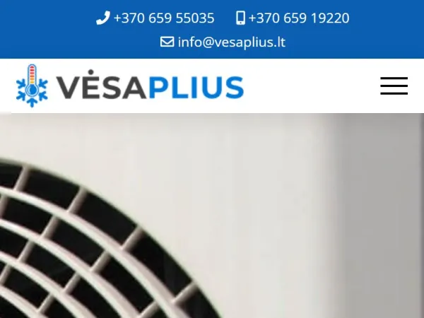 „Vėsa plius“ svetainė – mobilioji versija