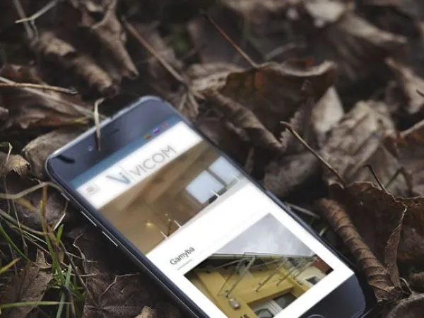 „Vicom“ svetainė – mobilioji versija