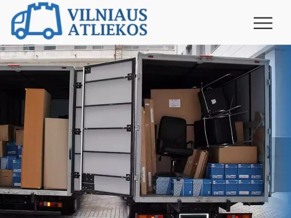 „Vilniaus atliekos“ svetainė – mobilioji versija