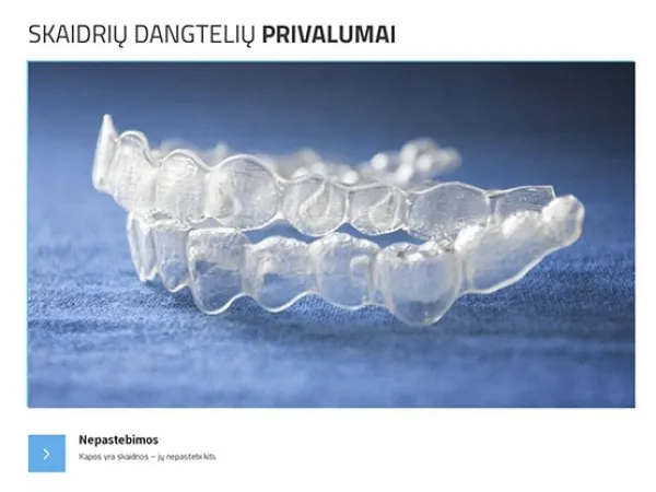 „Vilnius Dental Clinic“ svetainė – vaizdas 6