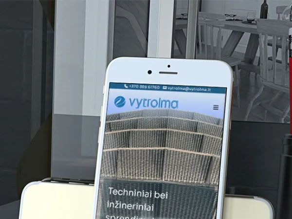 „Vytrolma“ svetainė – mobilioji versija
