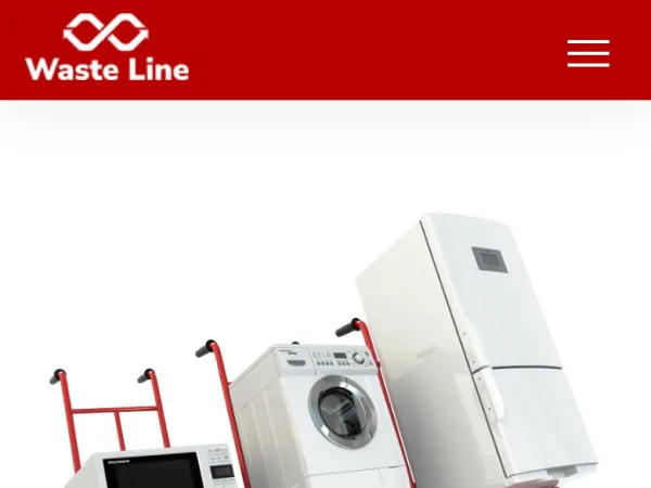 „Waste Line“ svetainė – mobilioji versija