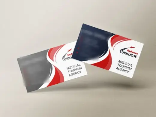 Business card design for “Gydymas Turkijoje”